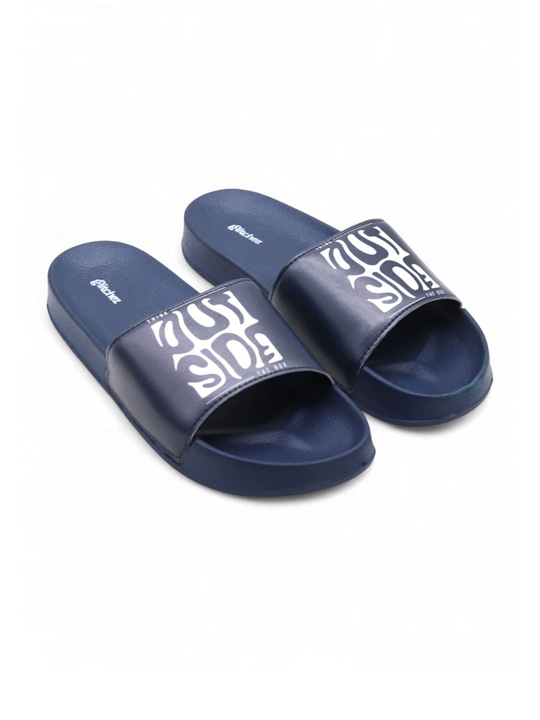 glitchez Men Printed Sliders - view 1