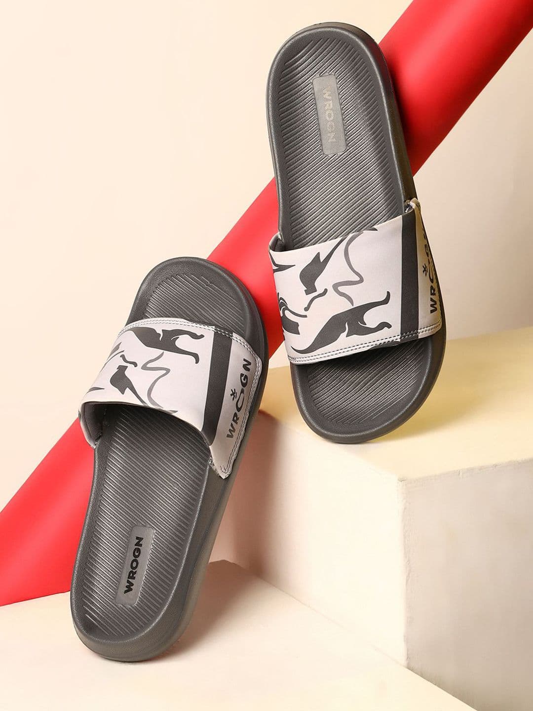 WROGN Men Printed Sliders - view 1