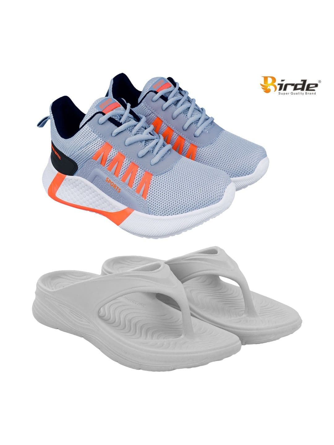 BIRDE Men Mesh Walking Non-Marking Shoes - view 1