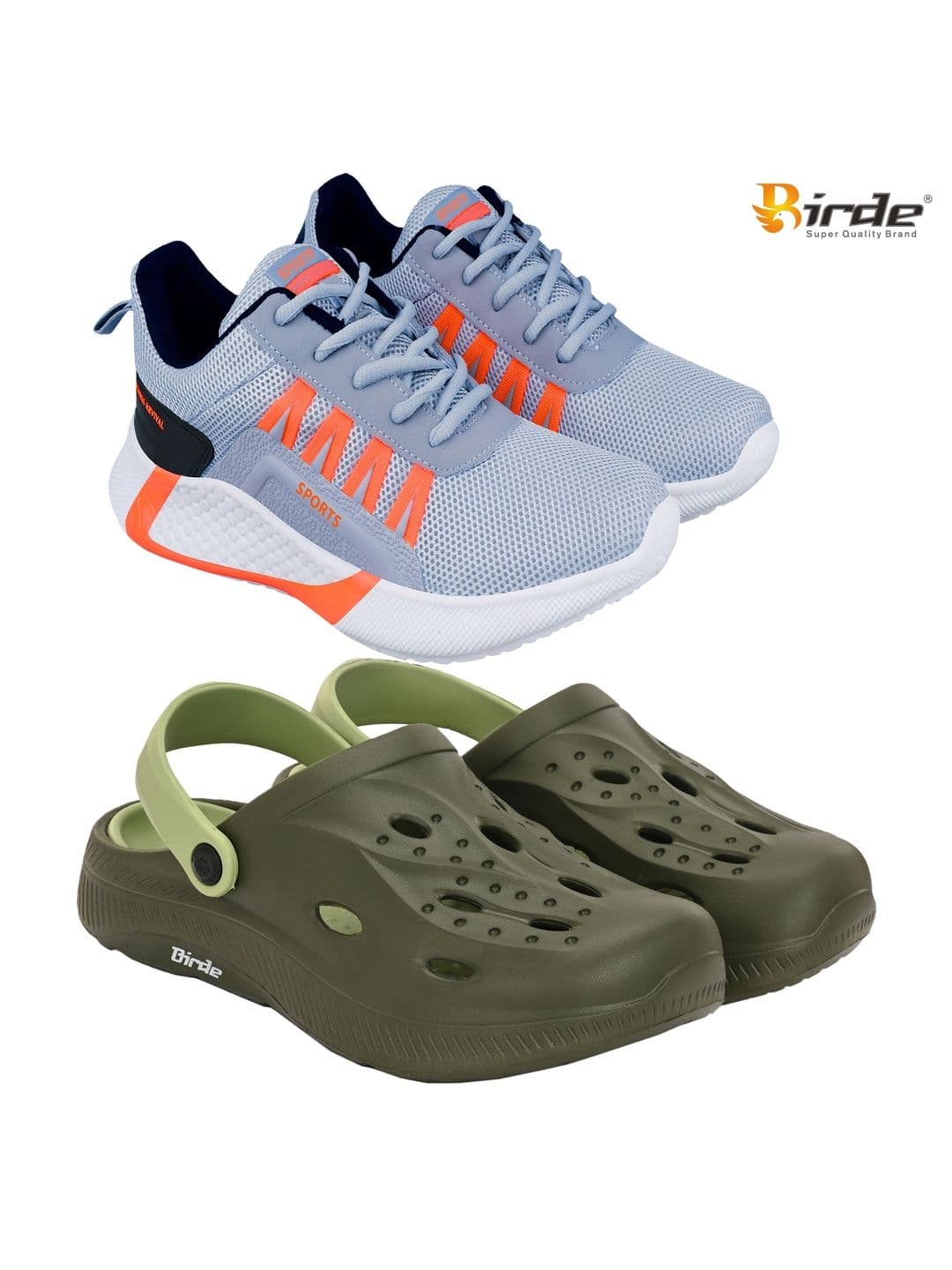 BIRDE Men Mesh Running Non-Marking Shoes - view 1