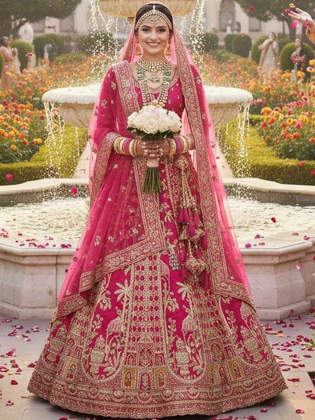 JIYANA WOMENS CHOICE Embroidered Semi-Stitched Lehenga & Blouse With Dupatta - view 1