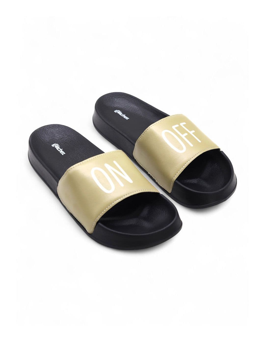 glitchez Men Printed Sliders - view 1