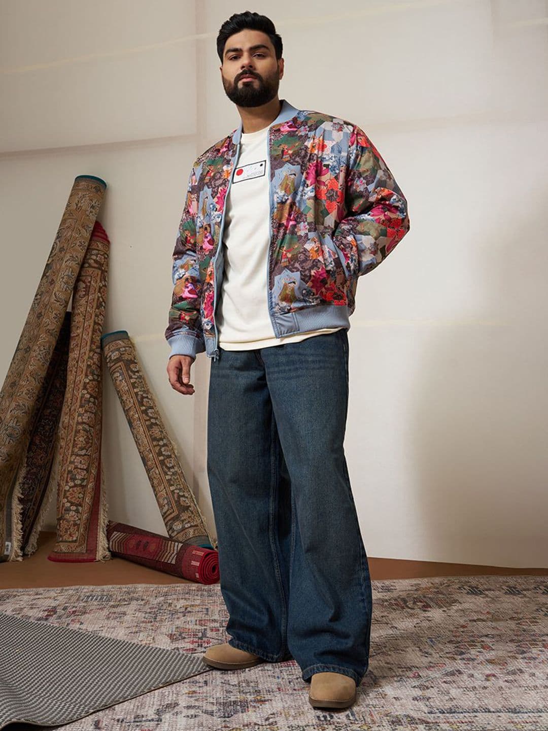 Snitch Multicolour Printed Jacket - view 1