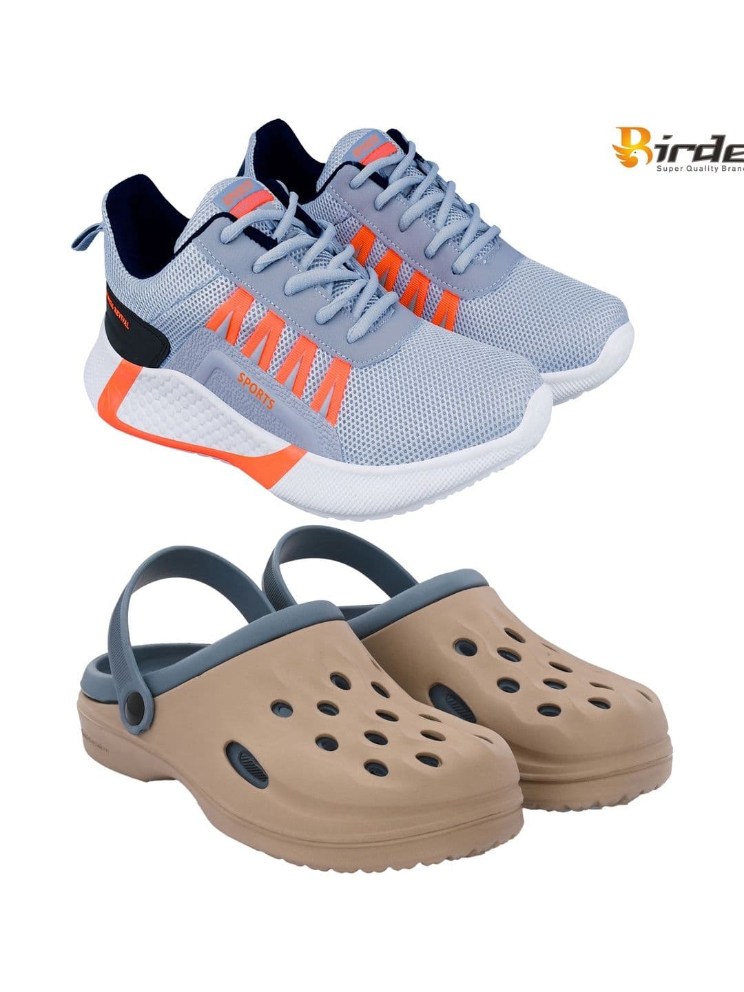 BIRDE Men Mesh Running Non-Marking Shoes - view 1