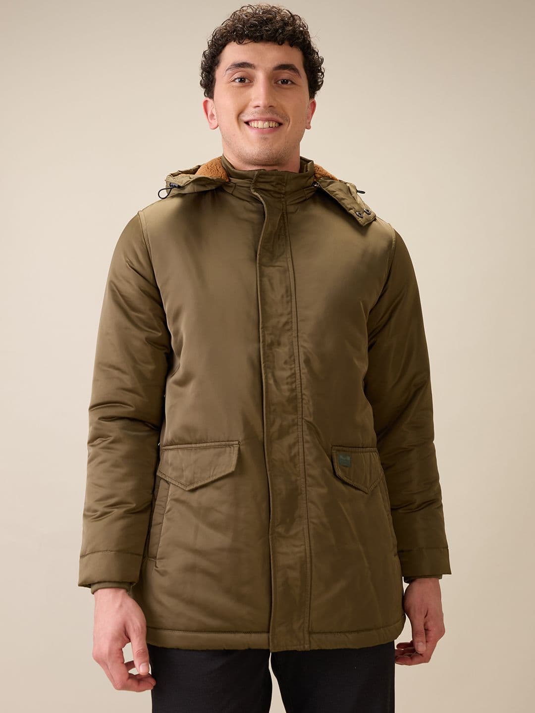 ColorPlus Detachable Hooded Padded Jacket - view 1