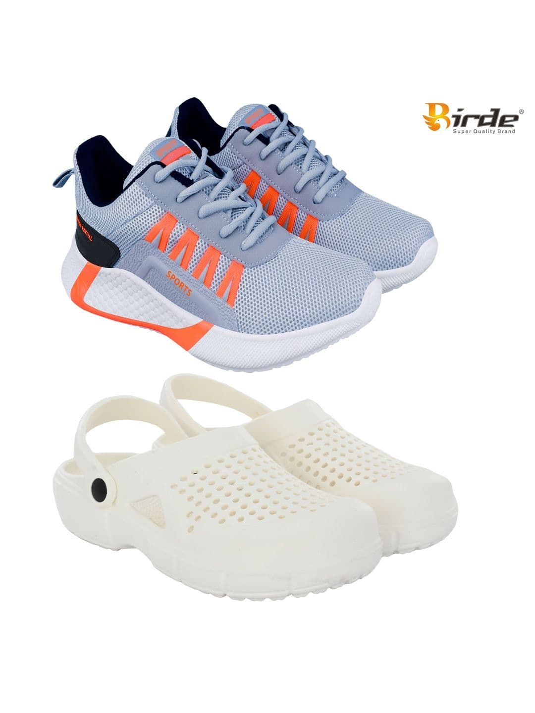 BIRDE Men Mesh Running Non-Marking Shoes - view 1