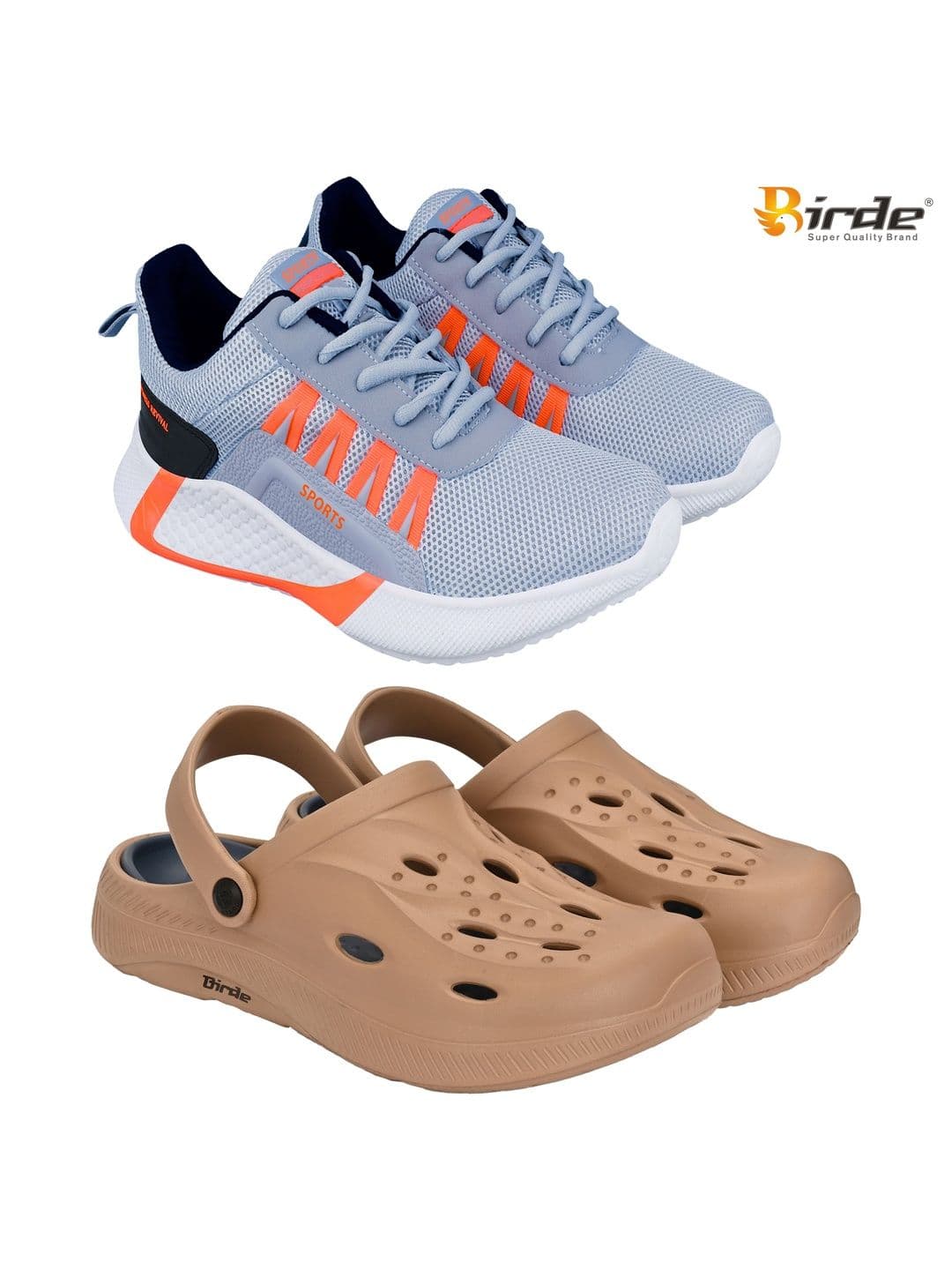BIRDE Men Mesh Running Non-Marking Shoes - view 1