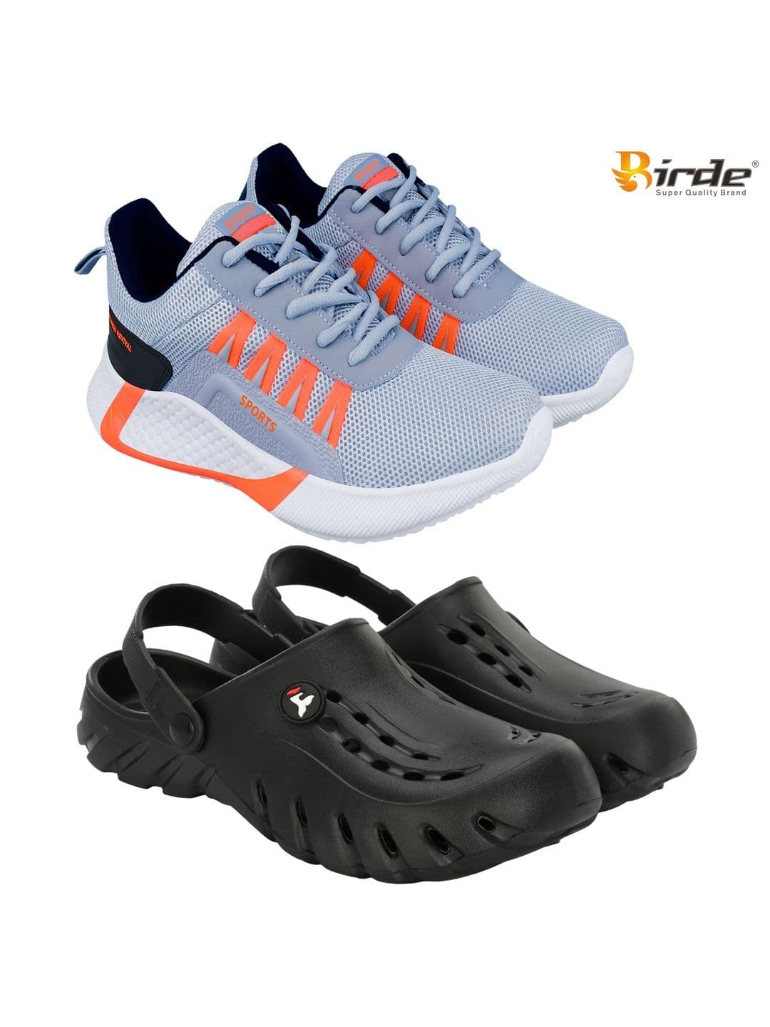 BIRDE Men Mesh Running Non-Marking Shoes - view 1