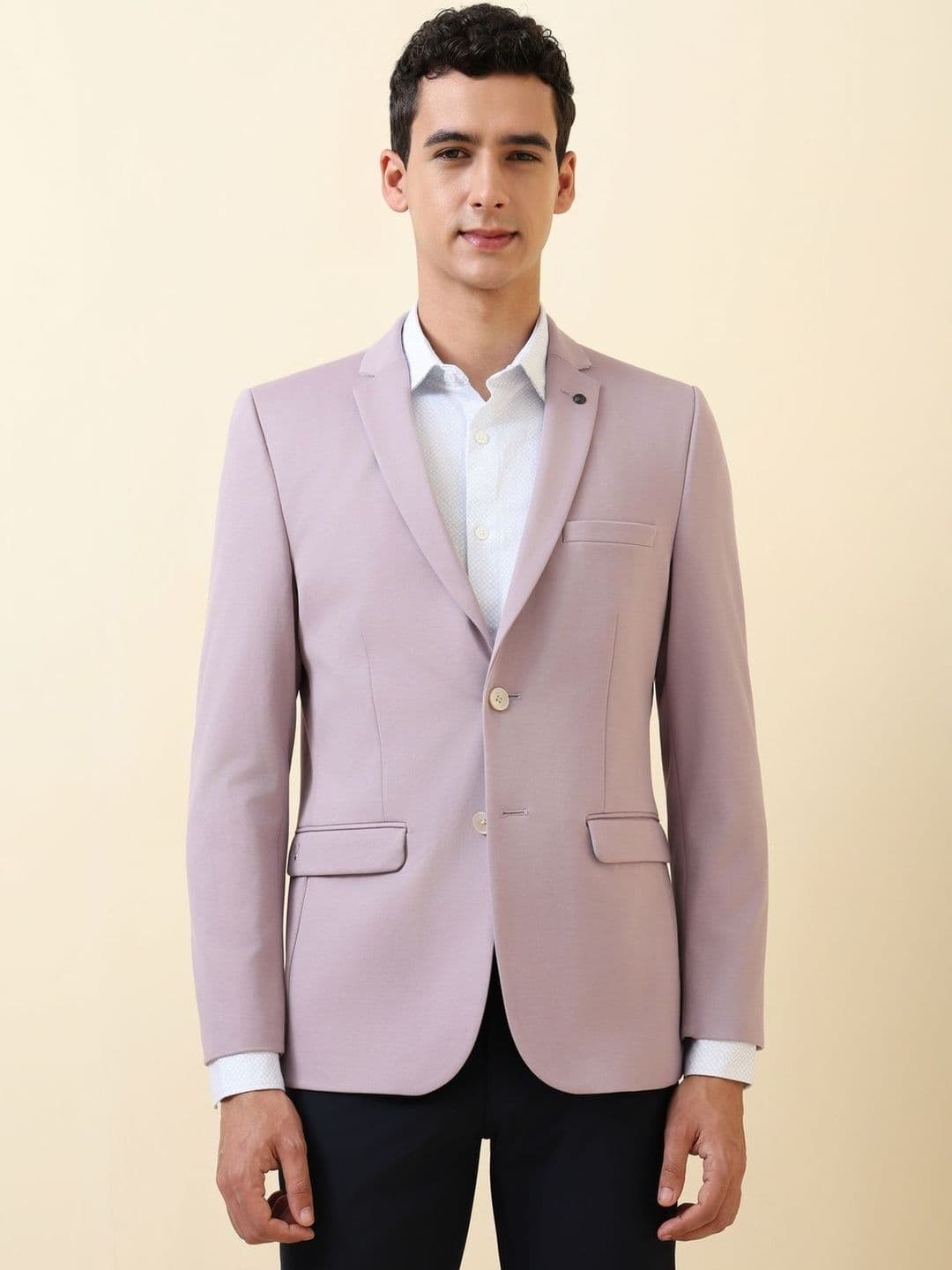 Allen Solly Single-Breasted Super Slim Fit Blazer - view 1
