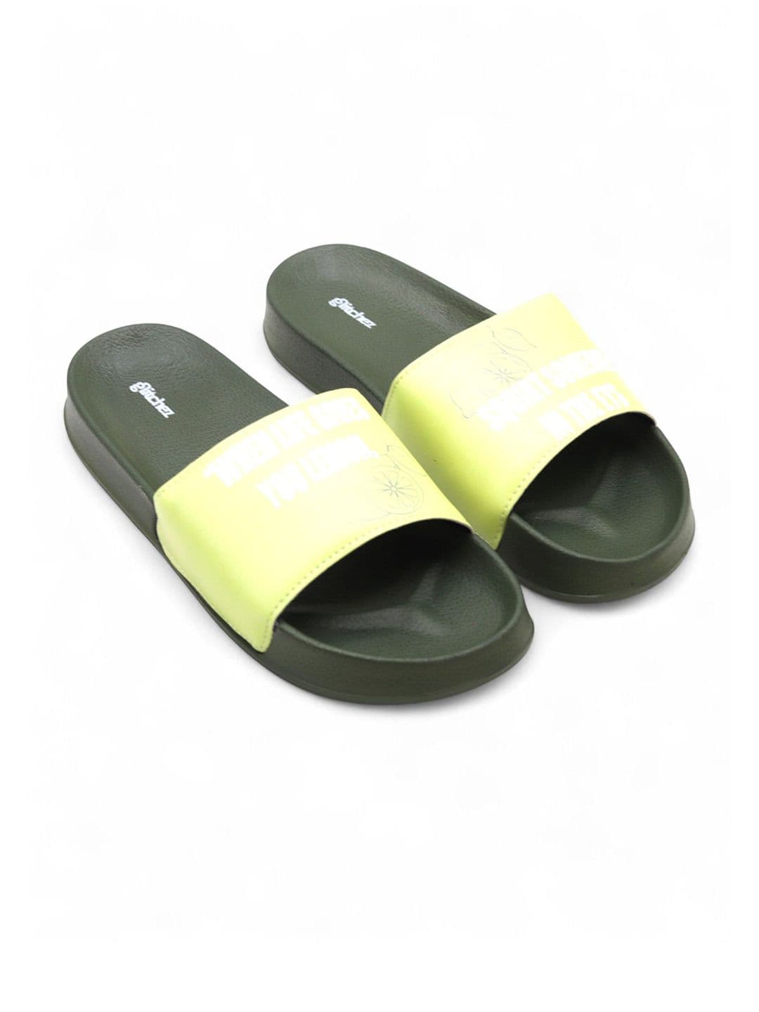 glitchez Men Printed Sliders - view 1