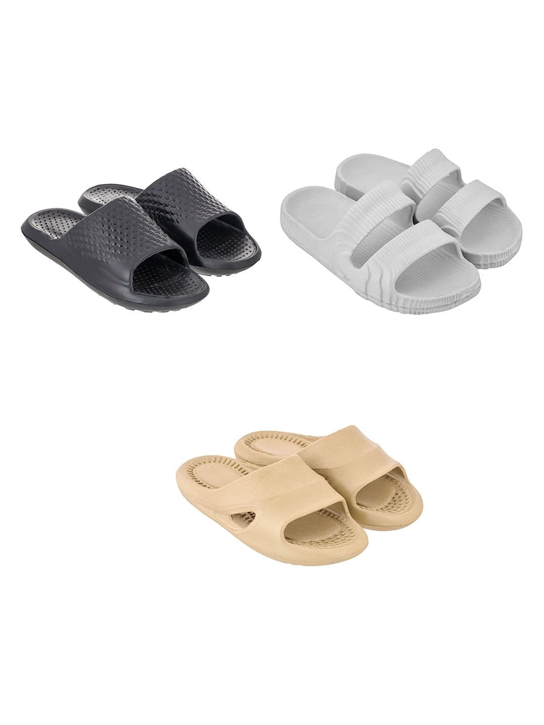 Feel alive Men Pack of 3 Lightweight Flip-Flops - view 1