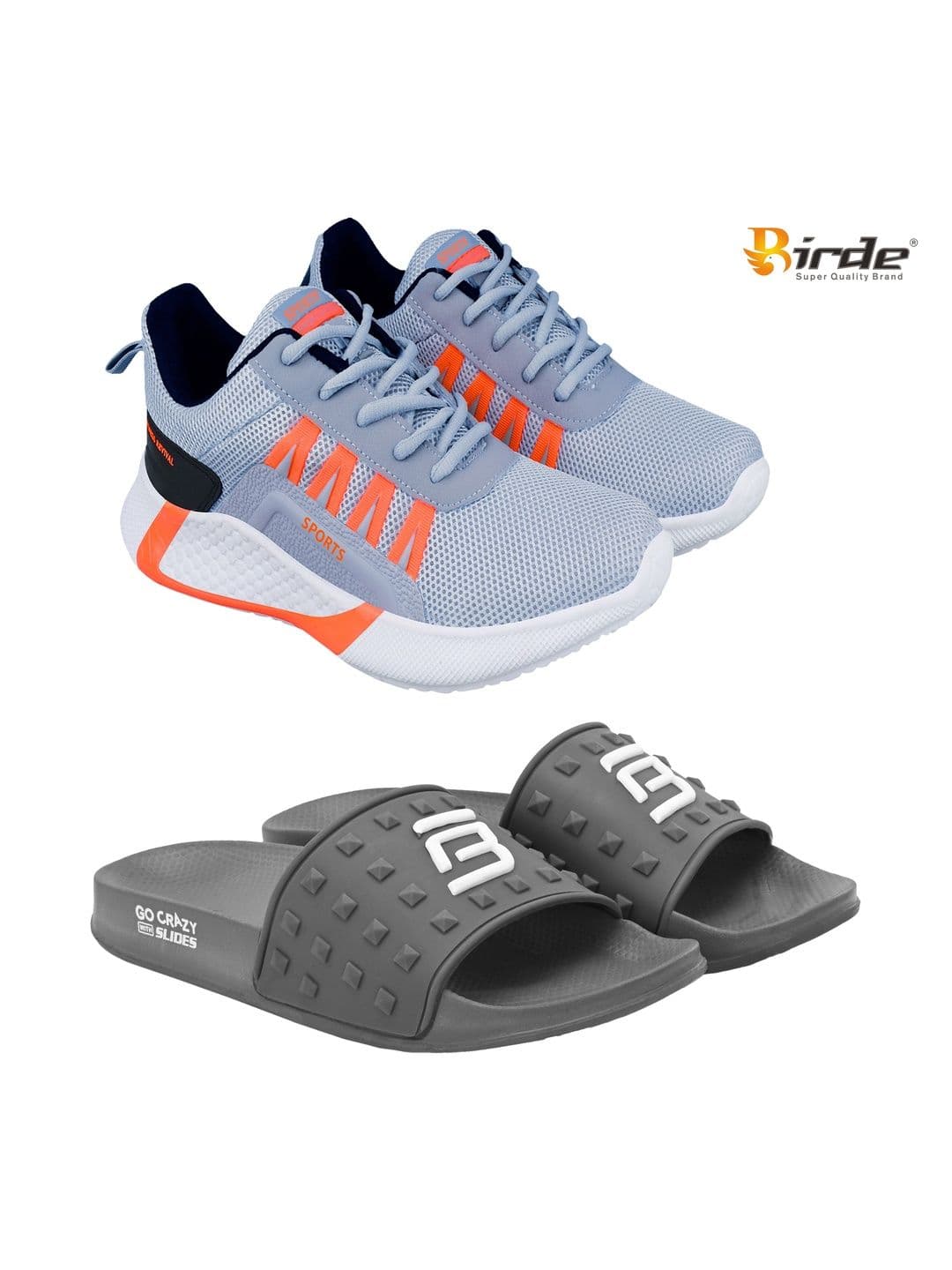 BIRDE Men Mesh Running Non-Marking Shoes - view 1