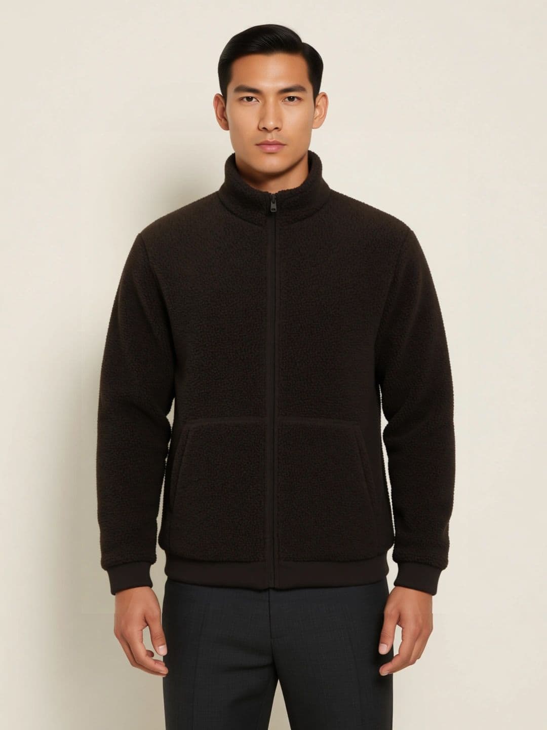 fashlook Men Fleece Padded Jacket - view 1