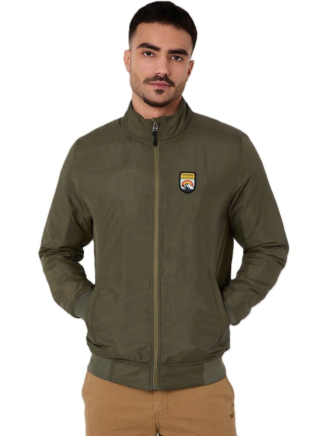 Wildcraft Men Brand Logo Lightweight Bomber Jacket - view 1