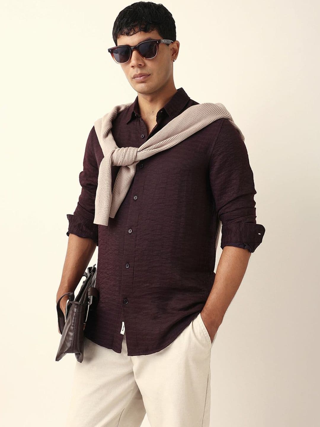THE BEAR HOUSE Men Slim Fit Casual Shirt - view 1