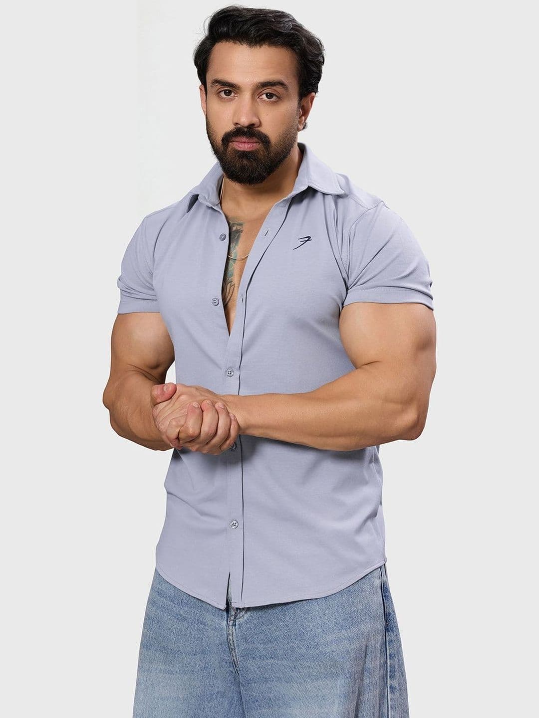 FUAARK Men Slim Fit Casual Shirt - view 1