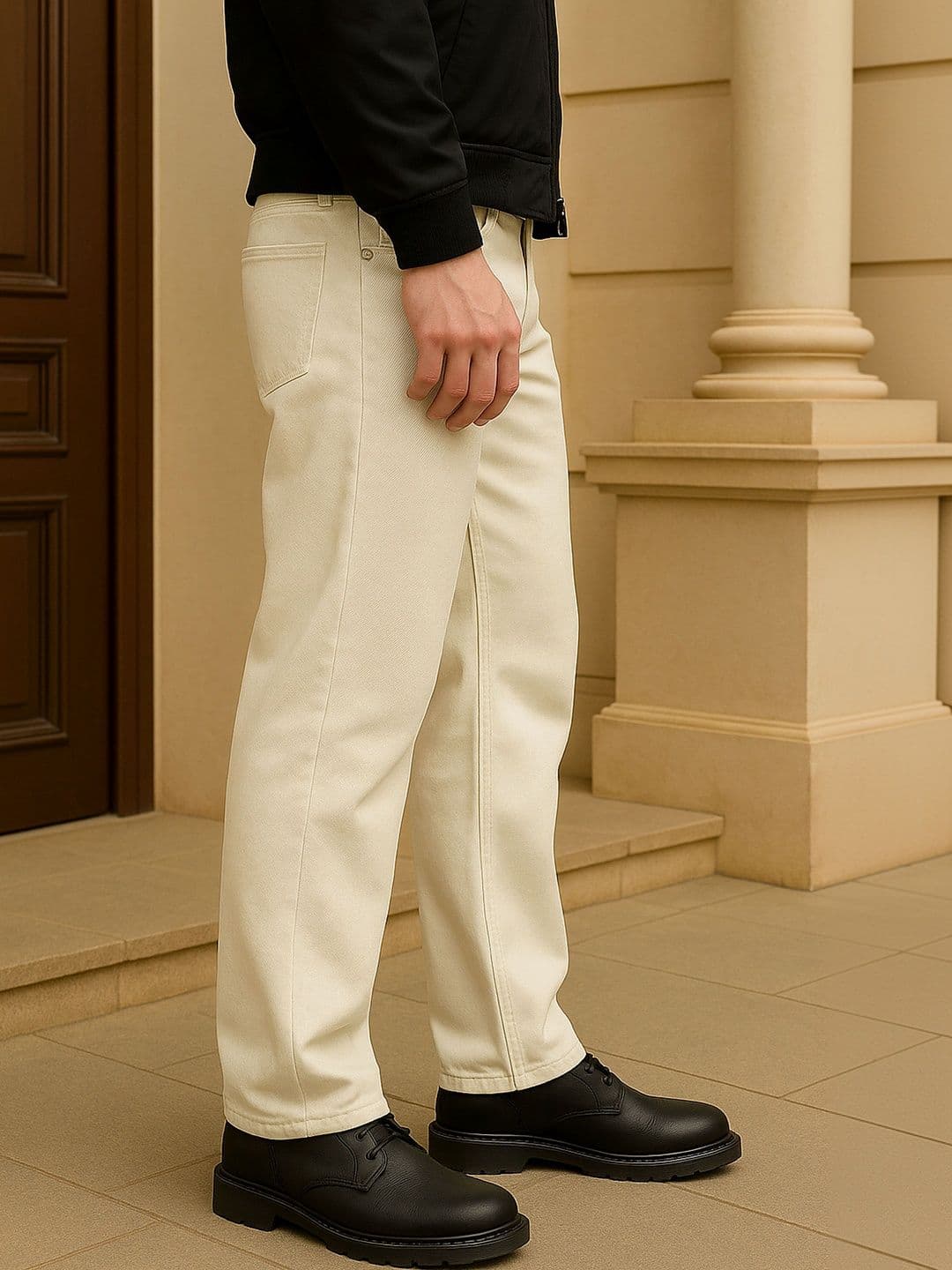 Mast & Harbour Men Comfort Relaxed Fit Mid-Rise Jeans - view 1