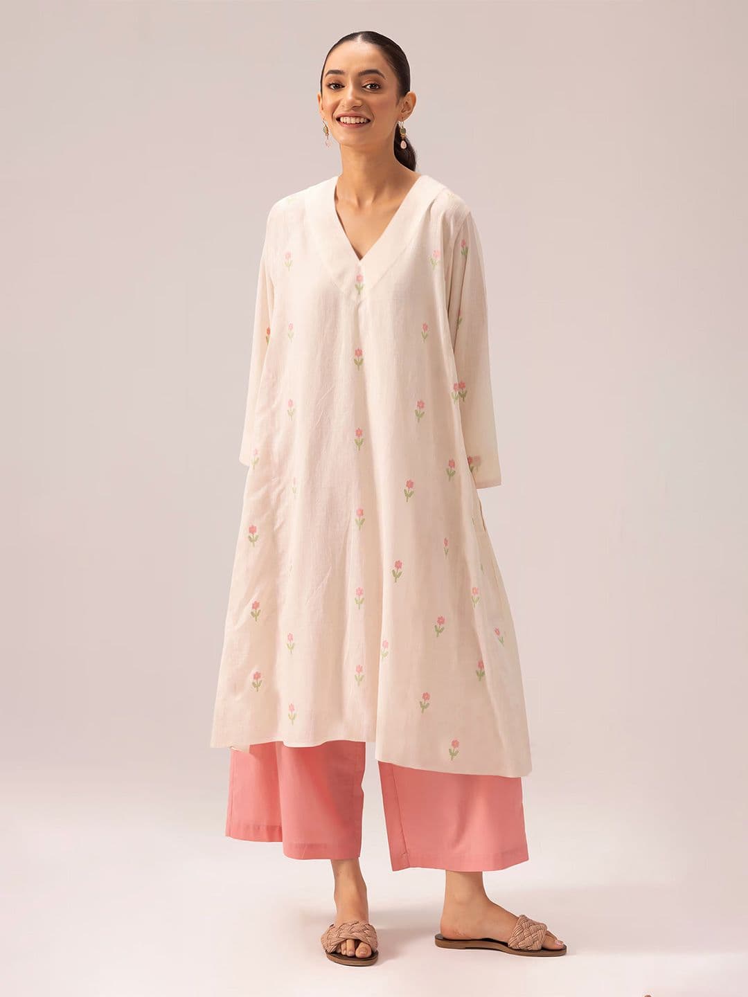 KALINI Women Printed Viscose Rayon Kurta Sets - view 1