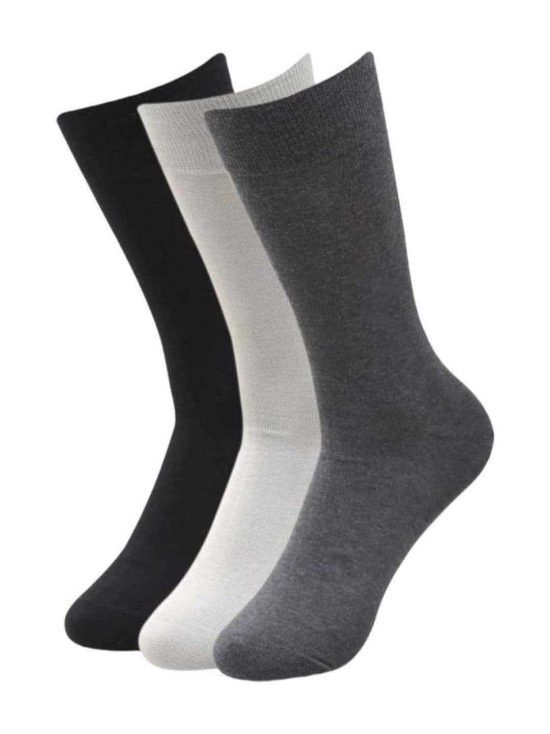 Akeeta Pack Of 3 Pure Cotton Calf Length Socks - view 1