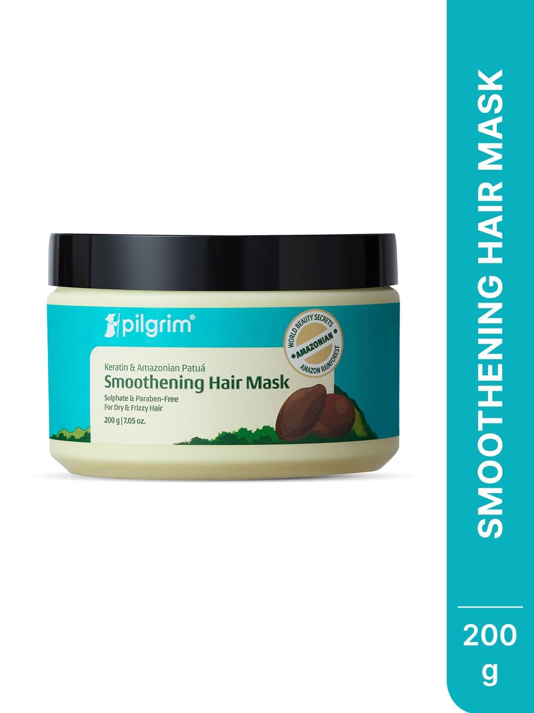 Pilgrim Patua & Keratin Smoothening Hair Care Mask for Smooth Healthy & Shiny Hair - 200g - view 1