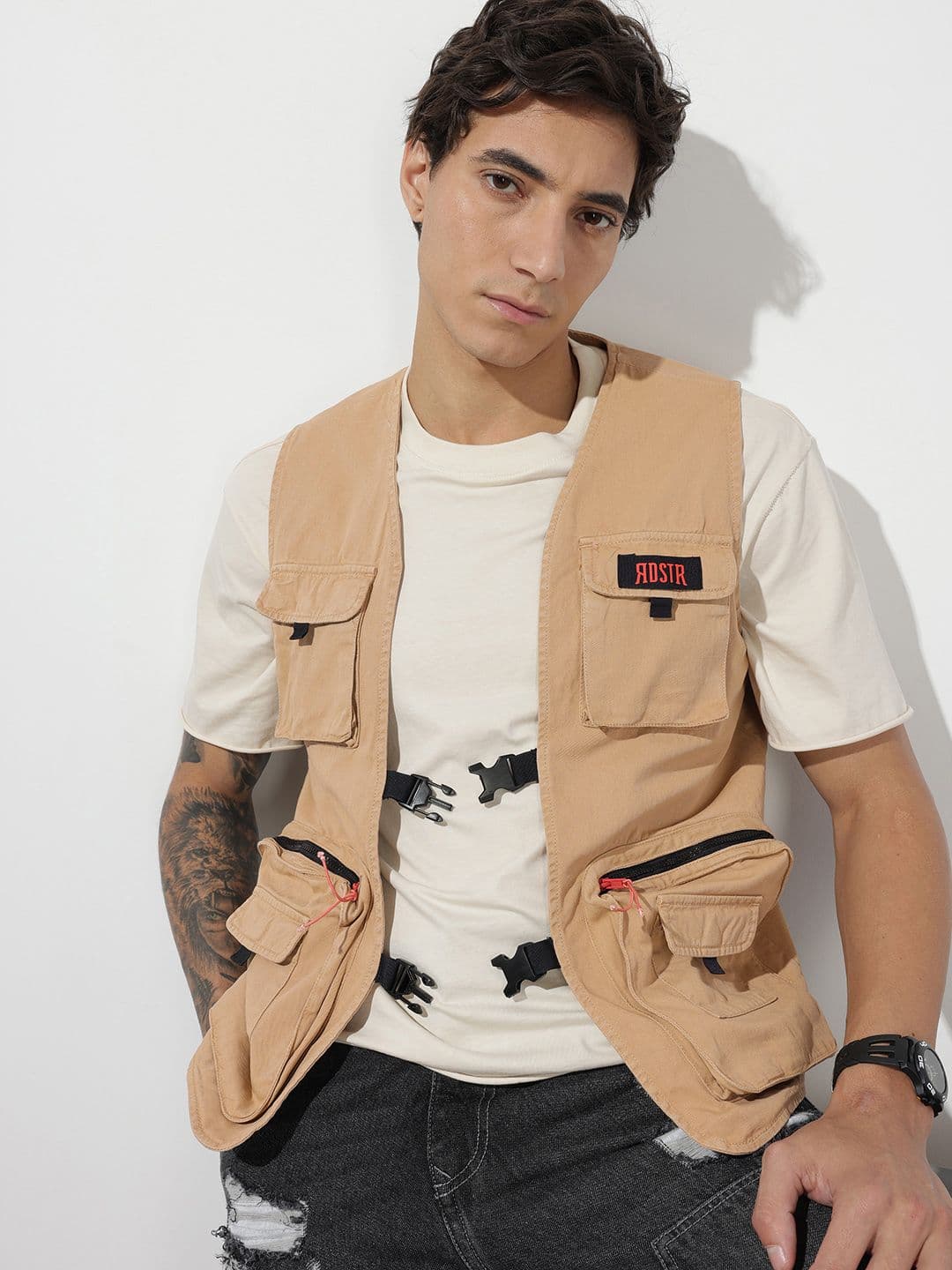 The Roadster Life Co. Overdyed Utility Gilet