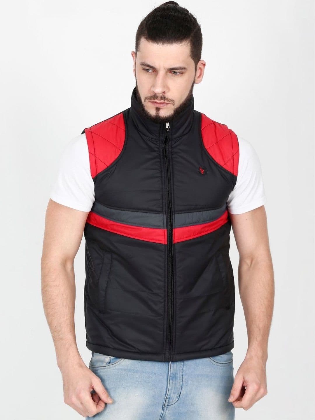 VROJASS Men Brand Logo Water Resistant Bomber Jacket - view 1