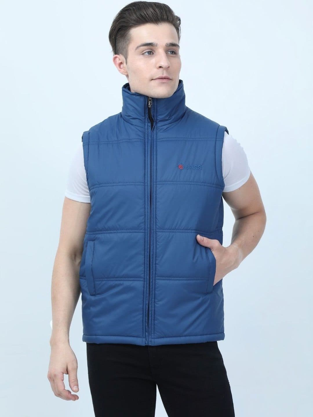 VROJASS Men Brand Logo Water Resistant Bomber Jacket - view 1