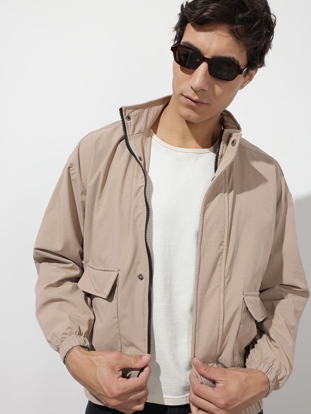 The Roadster Life Co. Stand Collar Sporty Jacket - view 1