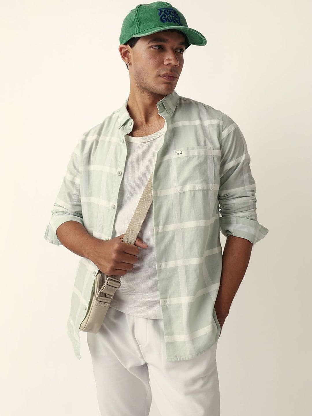 THE BEAR HOUSE Men Slim Fit Checked Casual Shirt - view 1