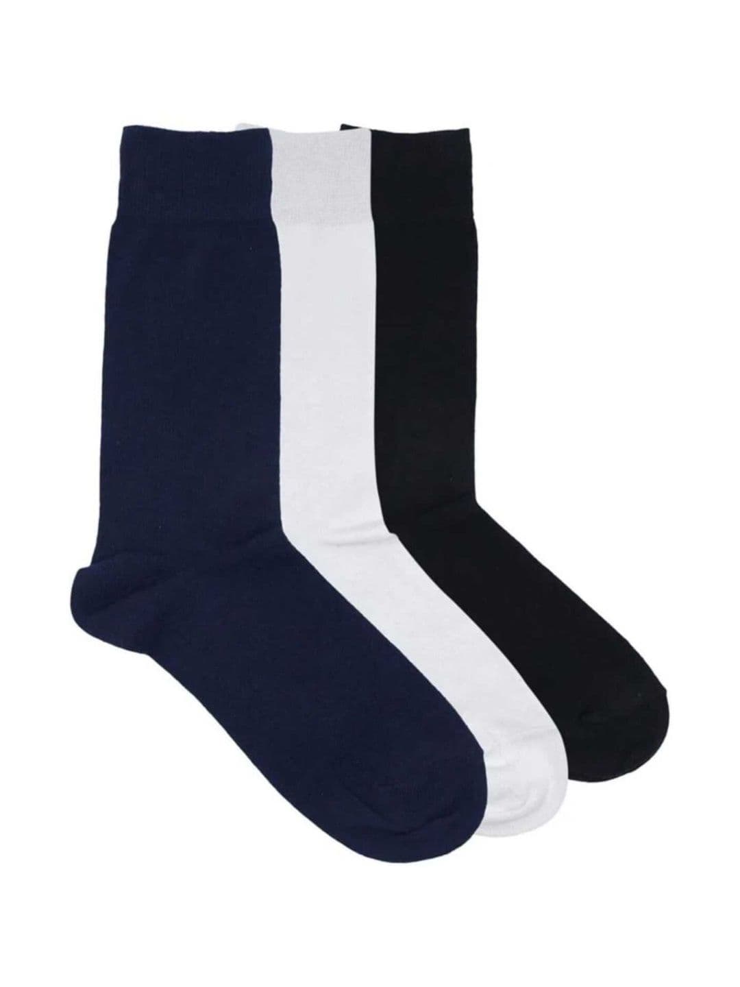 Akeeta Pack Of 3 Pure Cotton Calf Length Socks - view 1