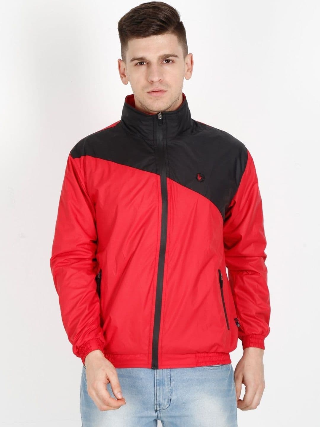 VROJASS Men Colourblocked Lightweight Sporty Jacket - view 1