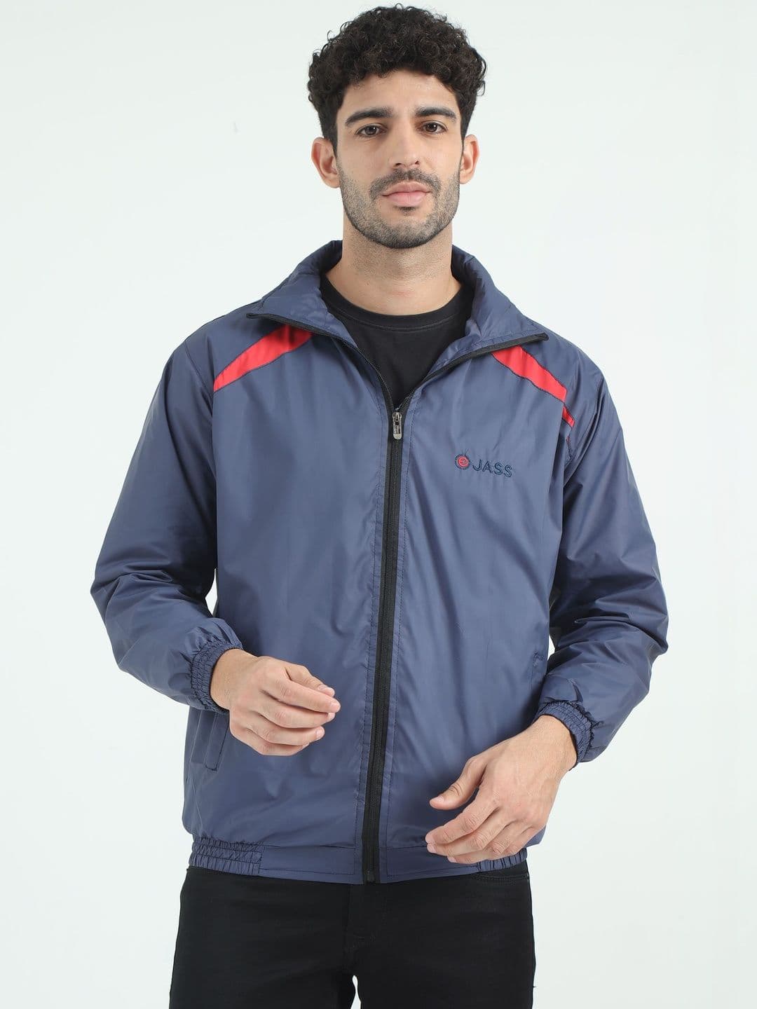 VROJASS Men Colourblocked Lightweight Sporty Jacket - view 1