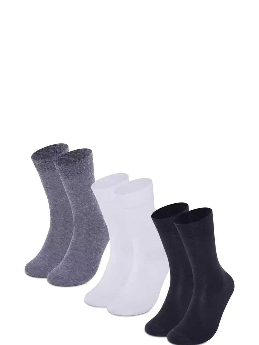 Akeeta Pack Of 3 Cotton Calf Length Socks - view 1