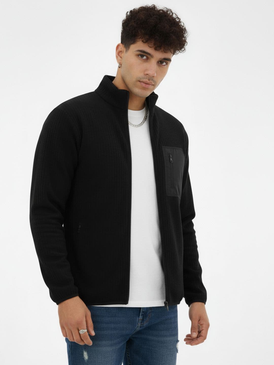glitchez Ribbed Corduroy Jacket - view 1
