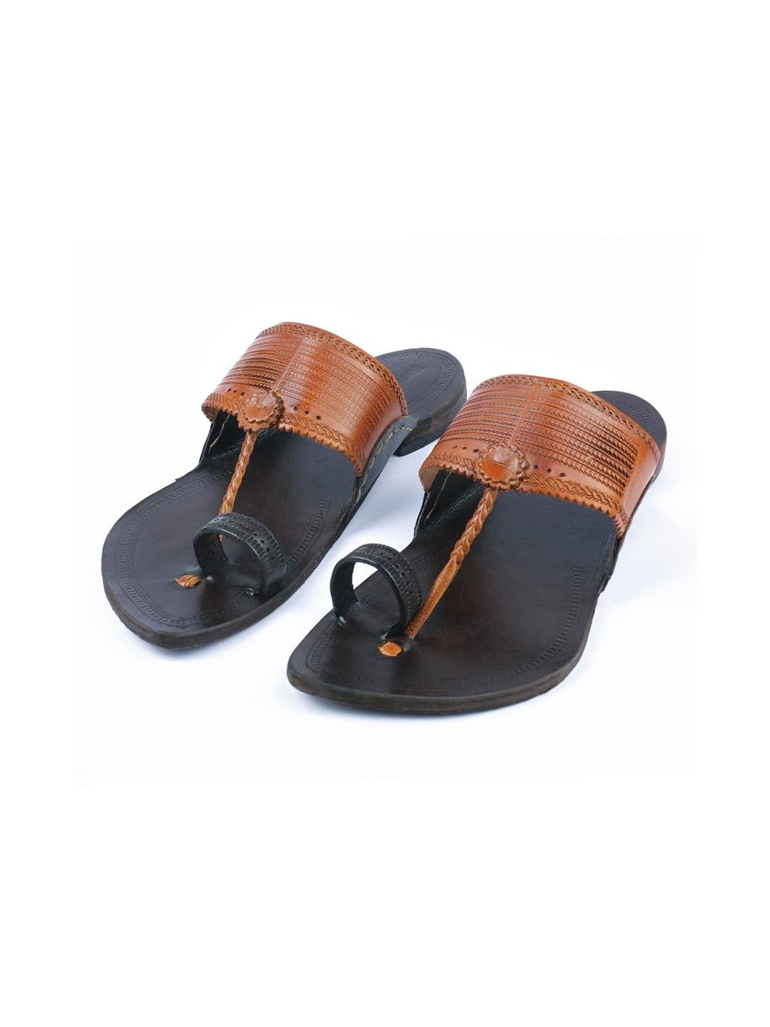 KORAKARI Men Leather Comfort Sandals - view 1
