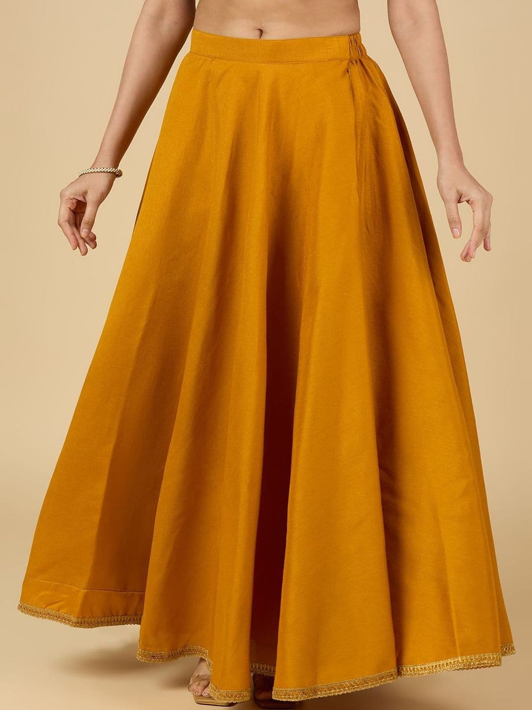 Studio Shringaar Gathered Maxi Flared Skirt - view 1