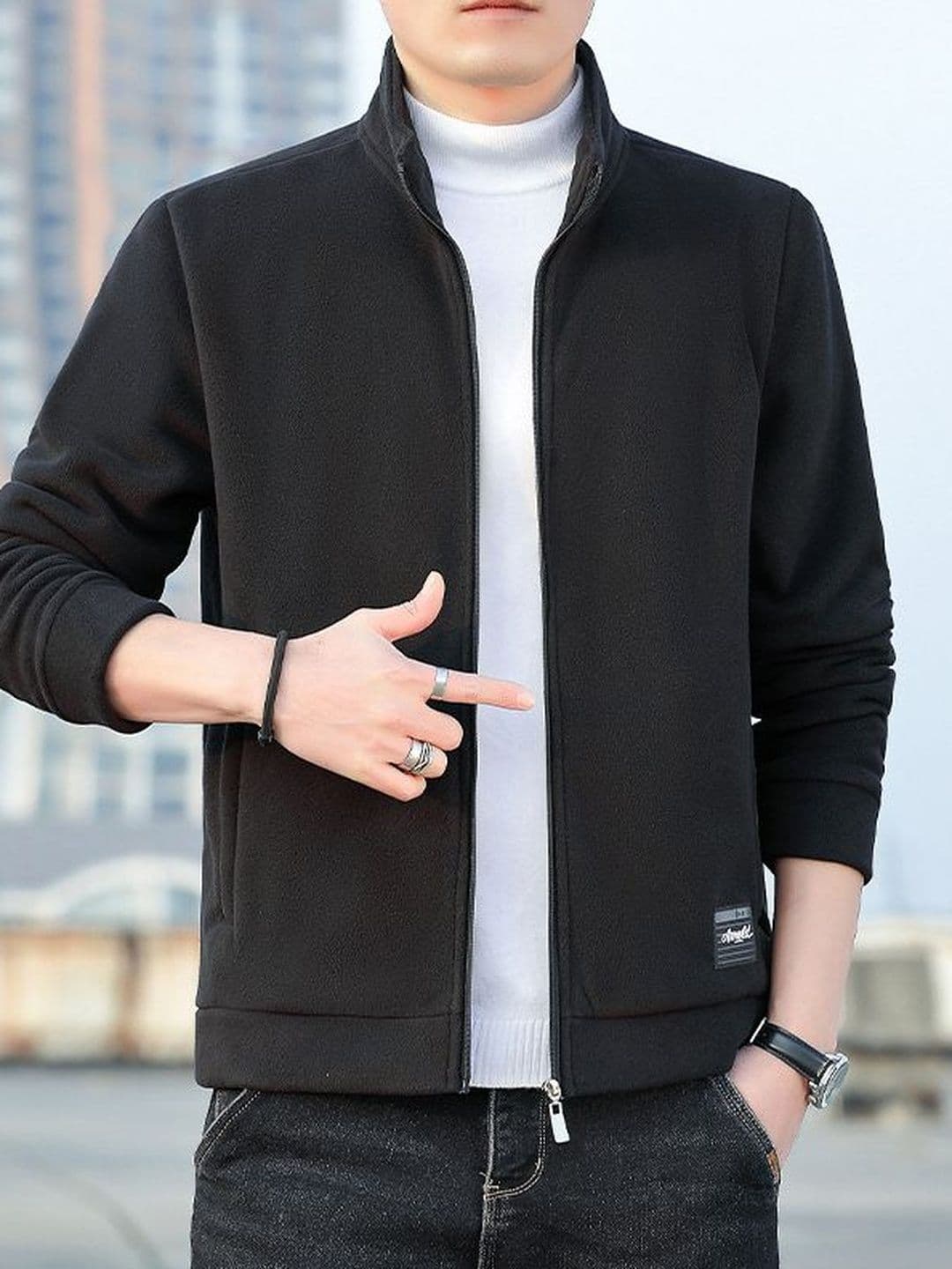 StyleCast x Revolte Men Outdoor Open Front Jacket - view 1
