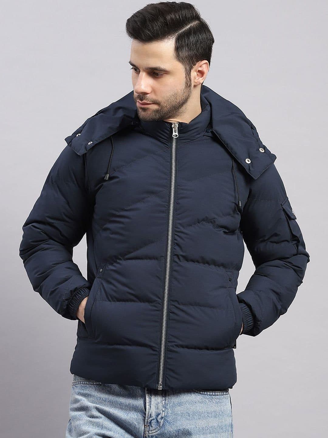 rock.it Men Typography Puffer Jacket - view 1