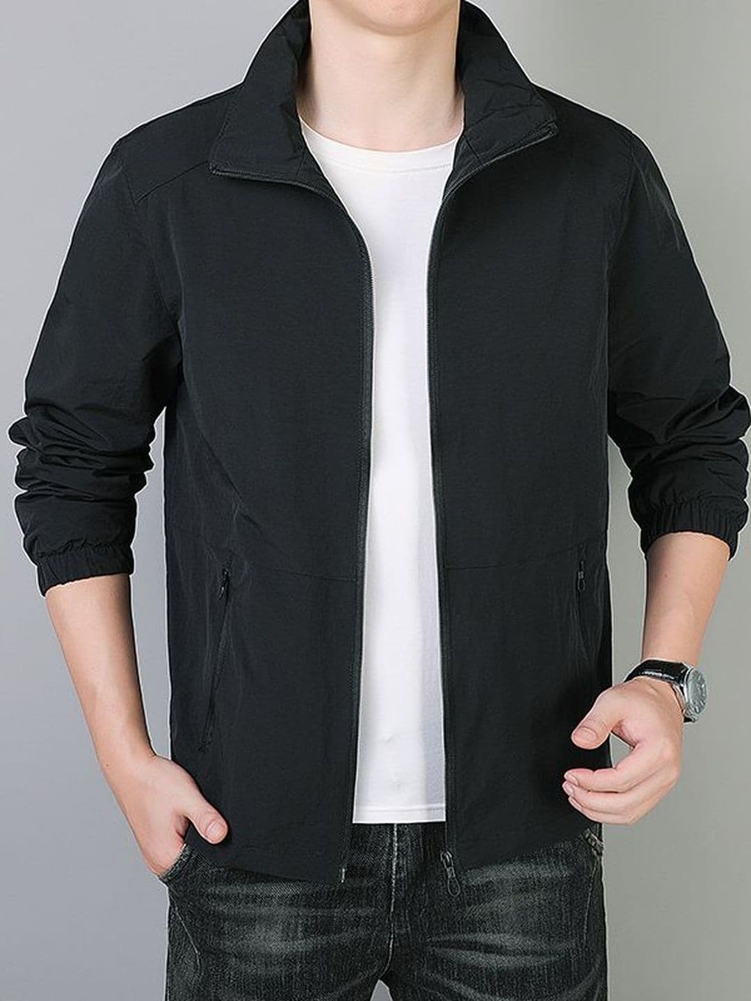 StyleCast x Revolte Men Open Front Jacket