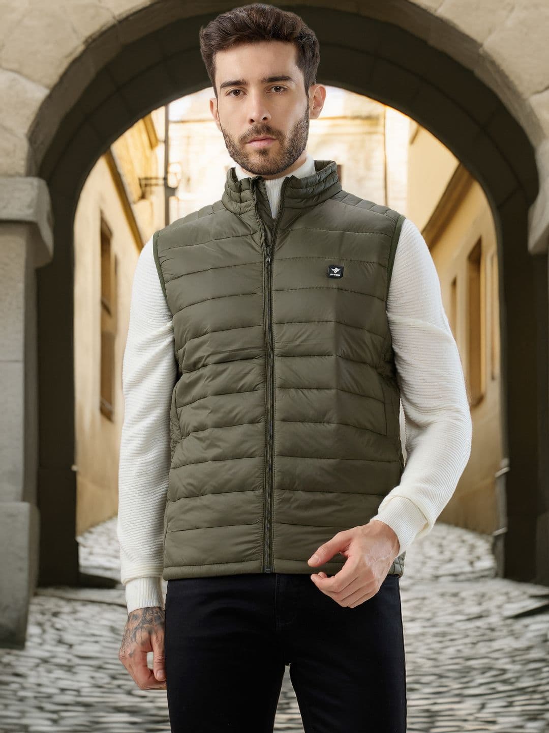 Status Quo Men Lightweight Puffer Jacket - view 1