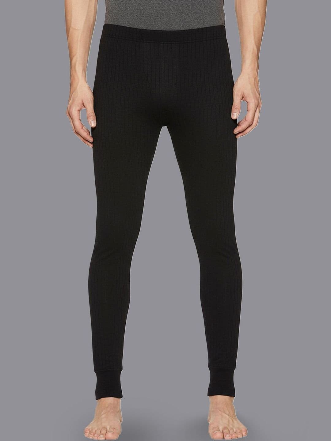 AMUL COMFY Men Ribbed Mid-Rise Thermal Bottoms - view 1