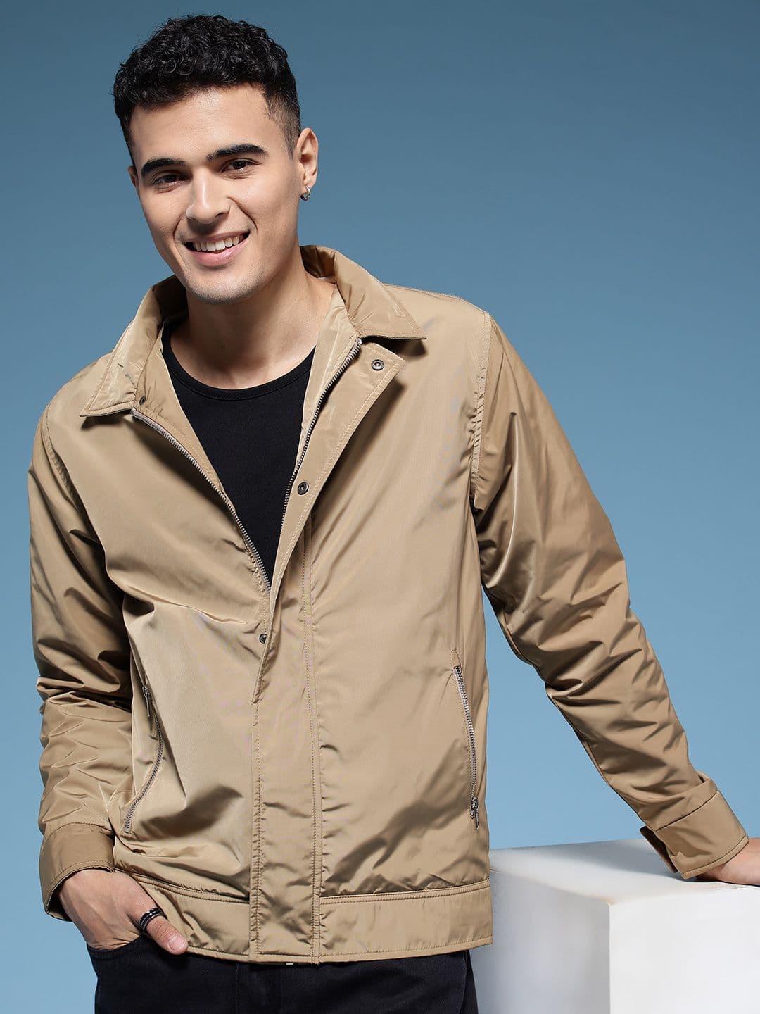 HERE&NOW Spread Collar Tailored Jacket - view 1