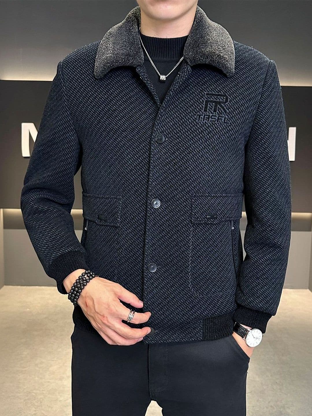 Mast & Harbour Men Woven Jacket - view 1