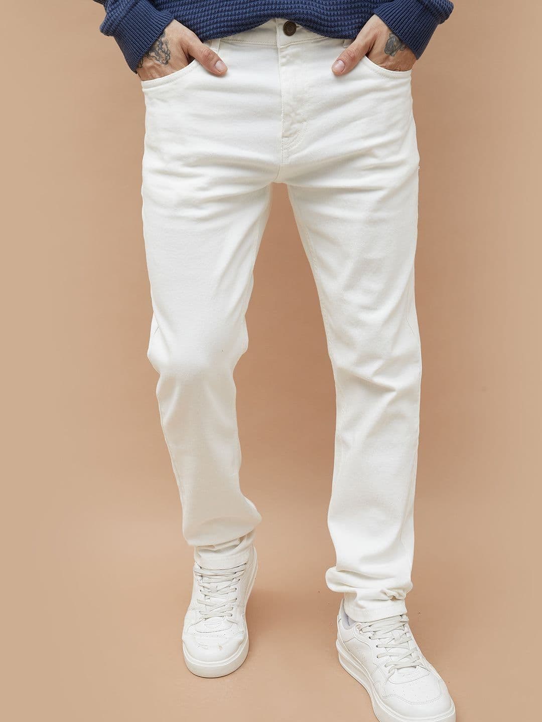 Fame Forever by Lifestyle Men Straight Fit Mid-Rise Stretchable Jeans - view 1