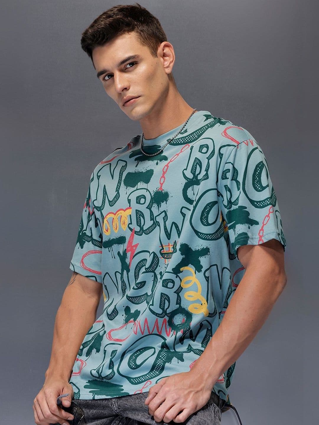WROGN Men Printed T-shirt - view 1