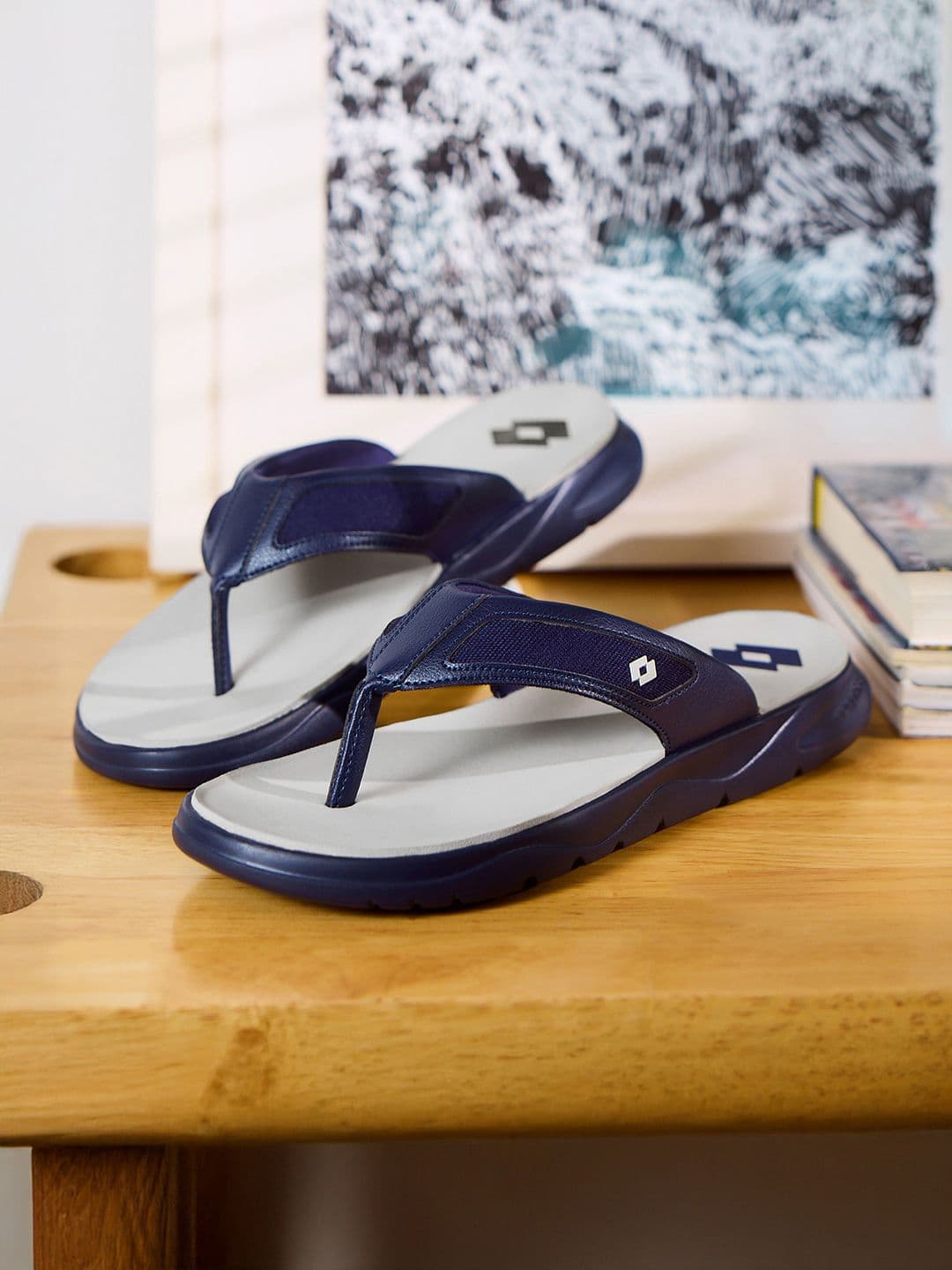 Lotto Men Evermove Blue Flip Flops - view 1