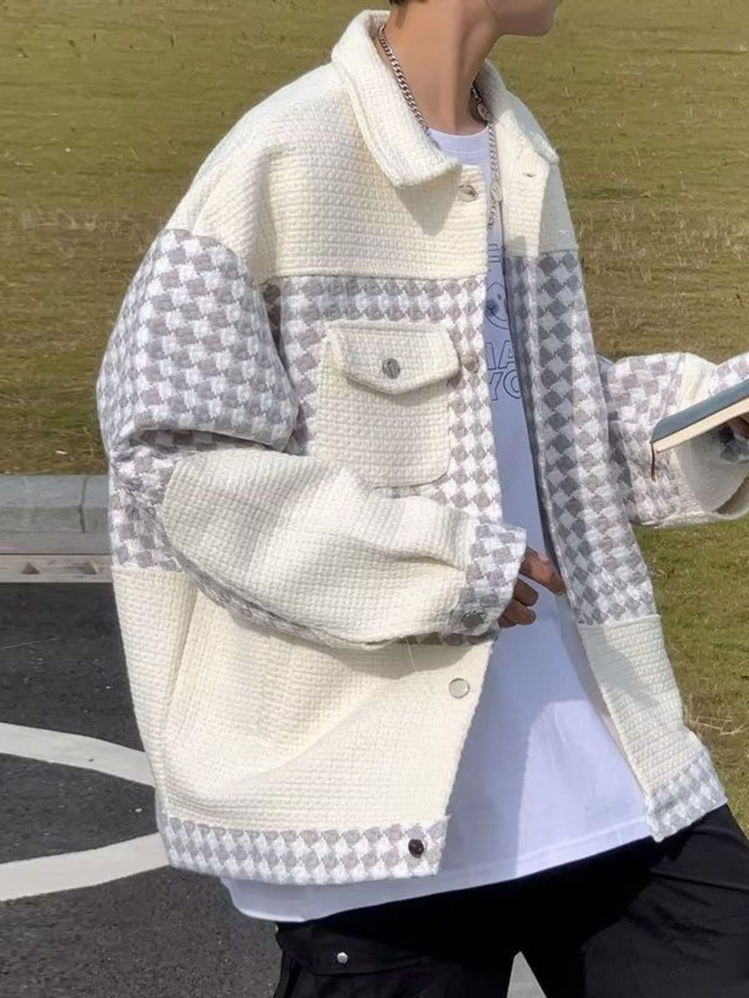 Mast & Harbour Men Checked Woven Jacket - view 1