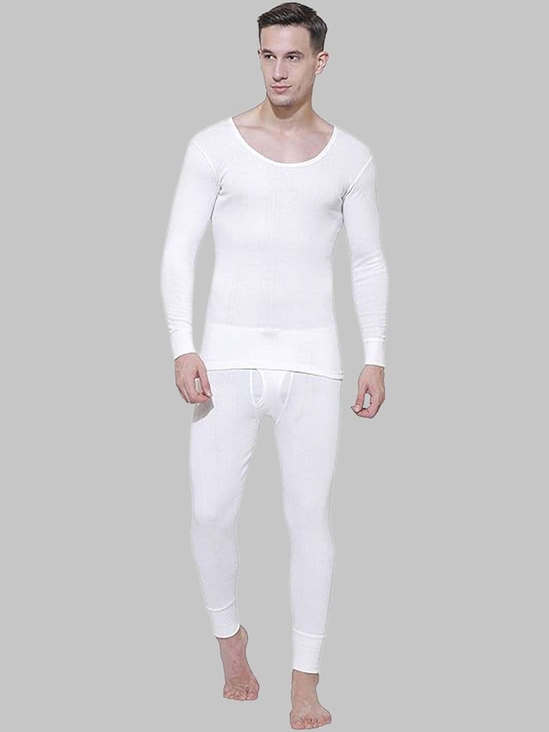 AMUL COMFY Men Parka Cotton Round Neck Thermal Top - view 1