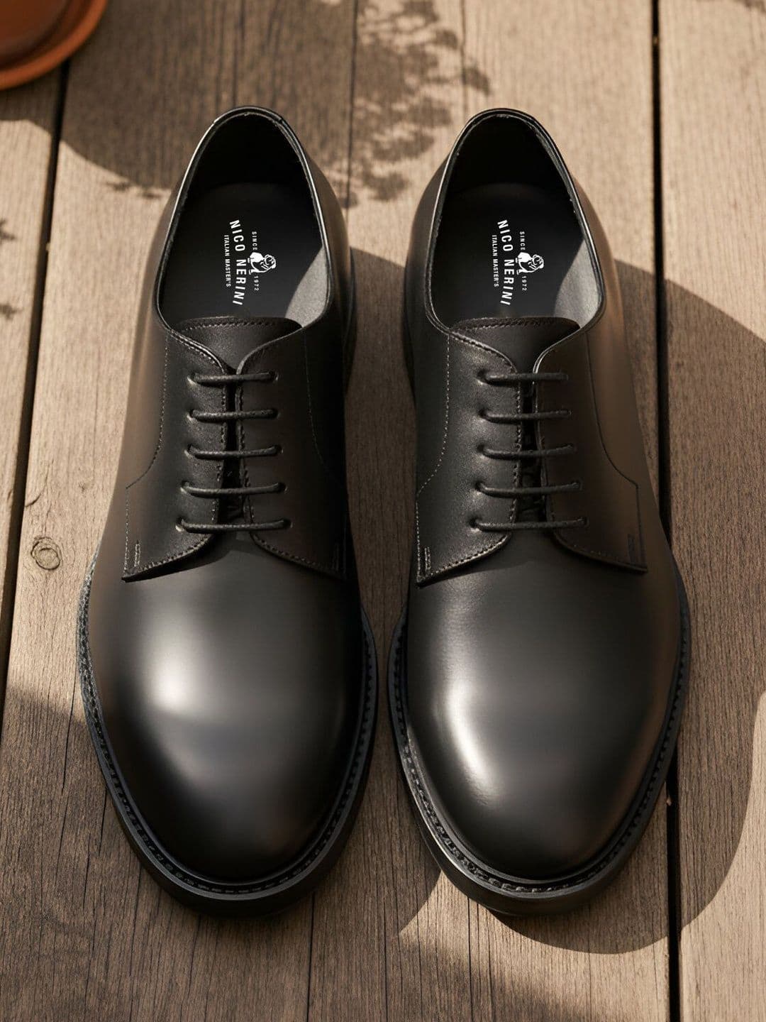 NICO NERINI Men Leather Lace-Ups Derbys Formal Shoes - view 1