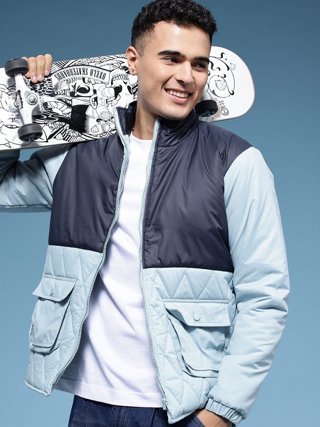 HERE&NOW Colourblocked Padded Jacket - view 1
